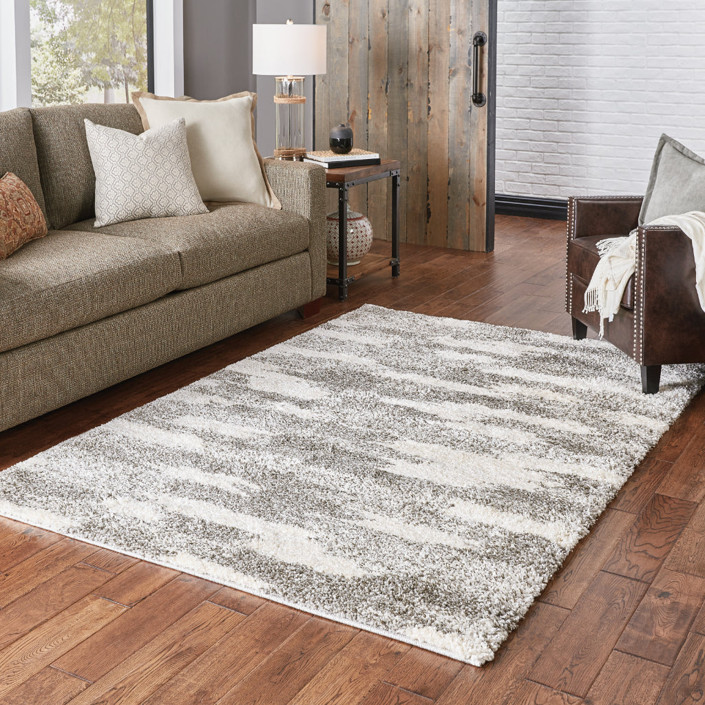 Oriental Weavers Henderson 565J9 Multicolor Rectangle Indoor Area Rug - Luxurious Stain Resistant Shag Rug with Geometric Design-