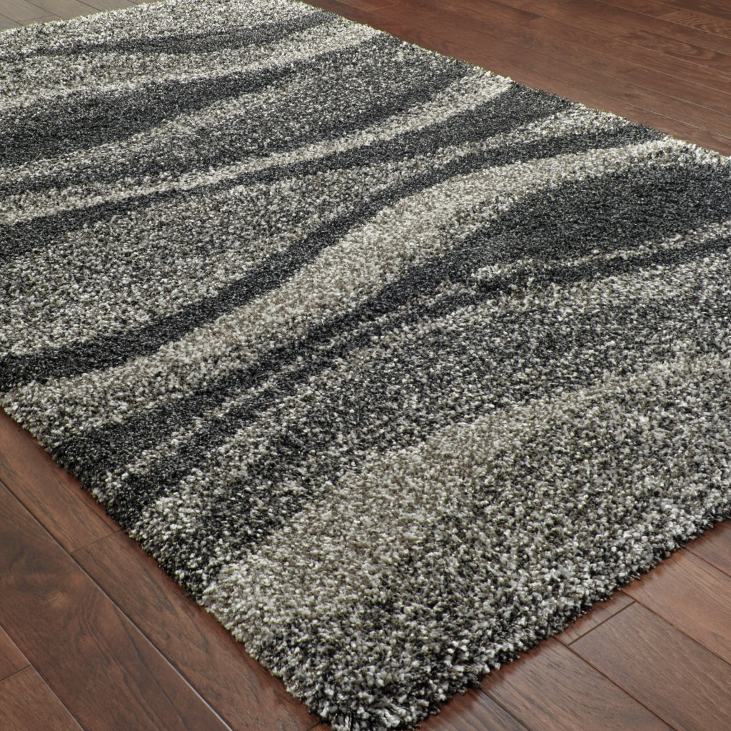 Oriental Weavers Henderson 5992E Multicolor Rectangle Indoor Area Rug - Luxurious Stain Resistant Shag Rug with Abstract Design-