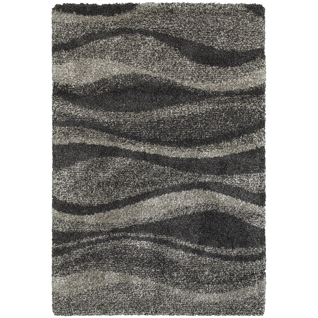 Oriental Weavers Henderson 5992E Multicolor Rectangle Indoor Area Rug - Luxurious Stain Resistant Shag Rug with Abstract Design-