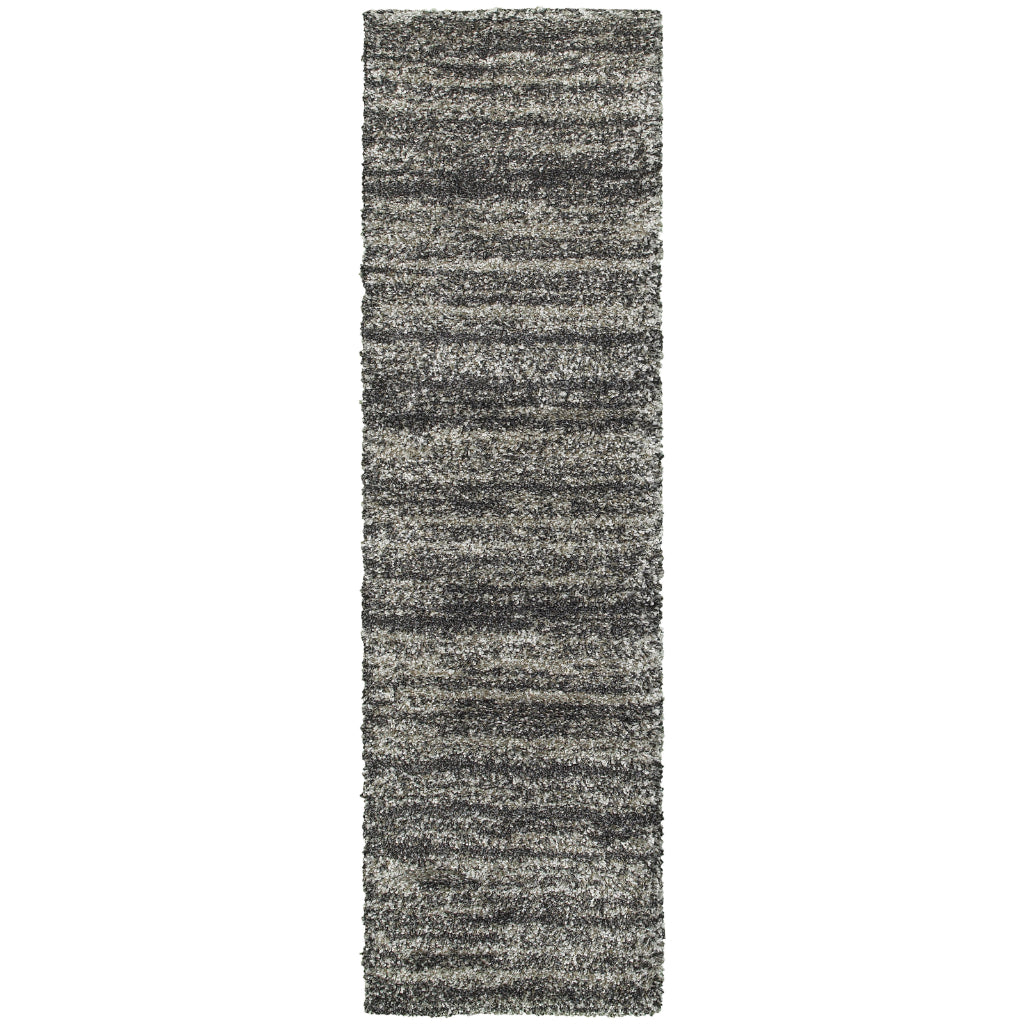 Oriental Weavers Henderson 5993E Multicolor Rectangle Indoor Runner - Luxurious Stain Resistant Shag Rug with Stripe Design-