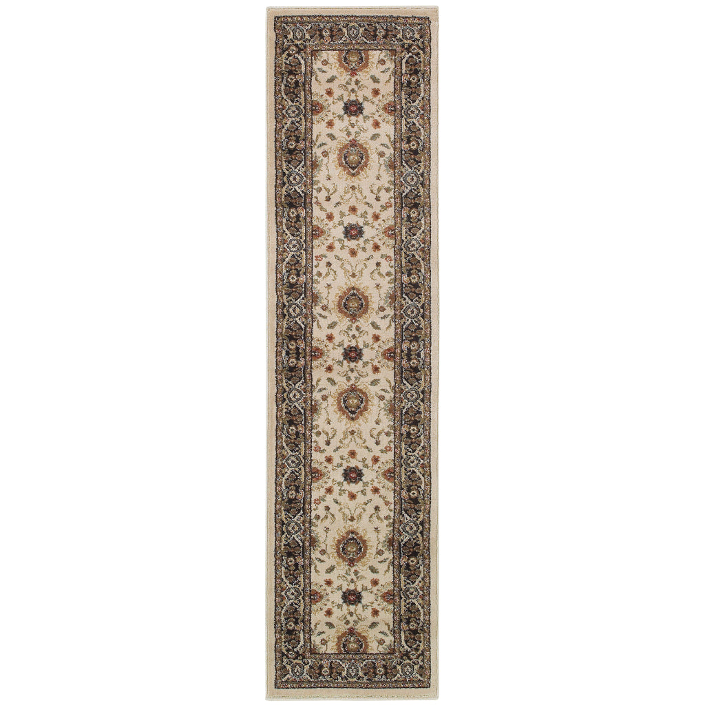 Oriental Weavers Hudson 1338C Multicolor Rectangle Indoor Runner - Elegant Stain Resistant Persian Style Rug-