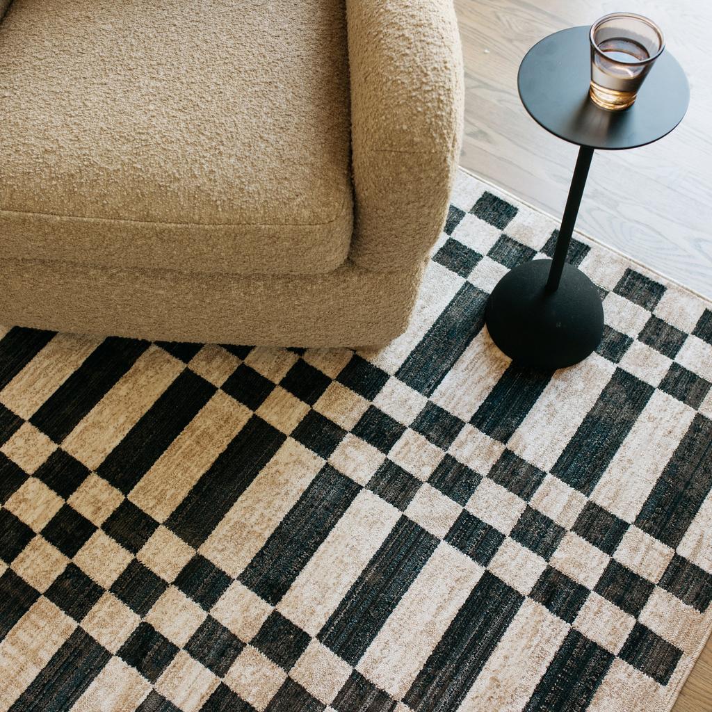 Oriental Weavers Hunter HNT10 Beige Rectangle Indoor Area Rug Geometric Pattern-