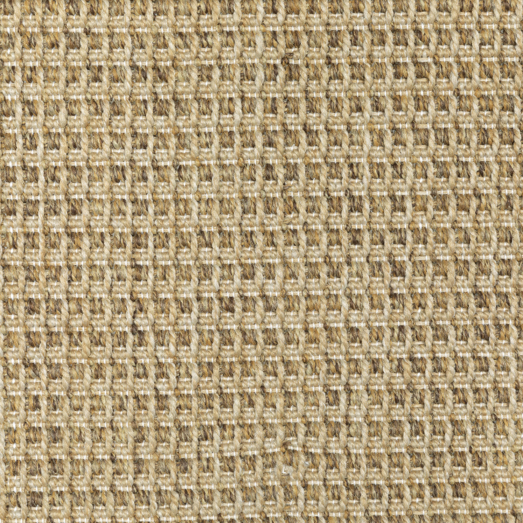 Oriental Weavers Karavia 2067X Sand Round Indoor / Outdoor Area Rug - Stain Resistant Machine Made Rug for Dining & Living Spaces-