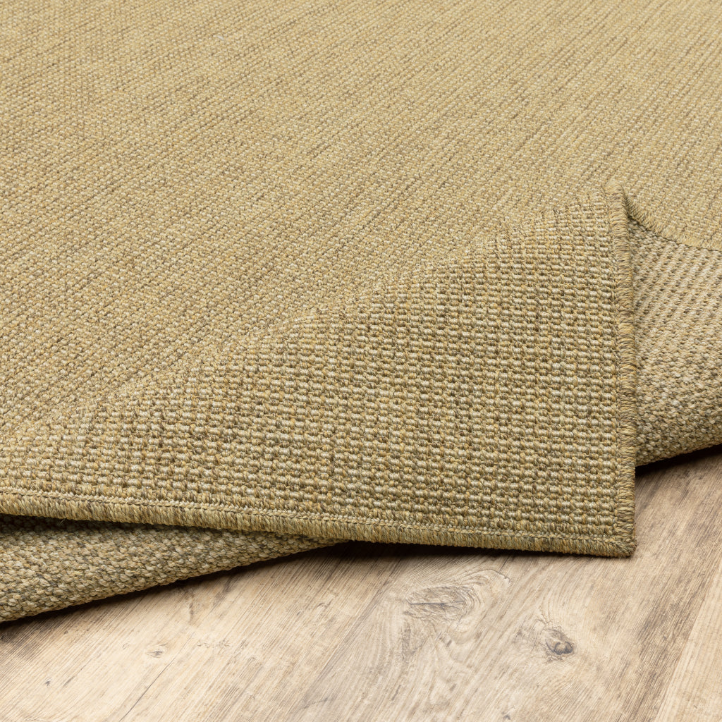 Oriental Weavers Karavia 2068X Tan Rectangle Indoor / Outdoor Area Rug - Stain Resistant Machine Made Patio Rug-