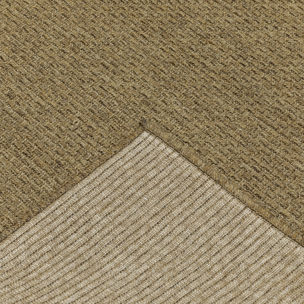 Oriental Weavers Karavia 2160N Tan Rectangle Indoor / Outdoor Runner - Stain Resistant Machine Made Entryway & Hallway Runner-
