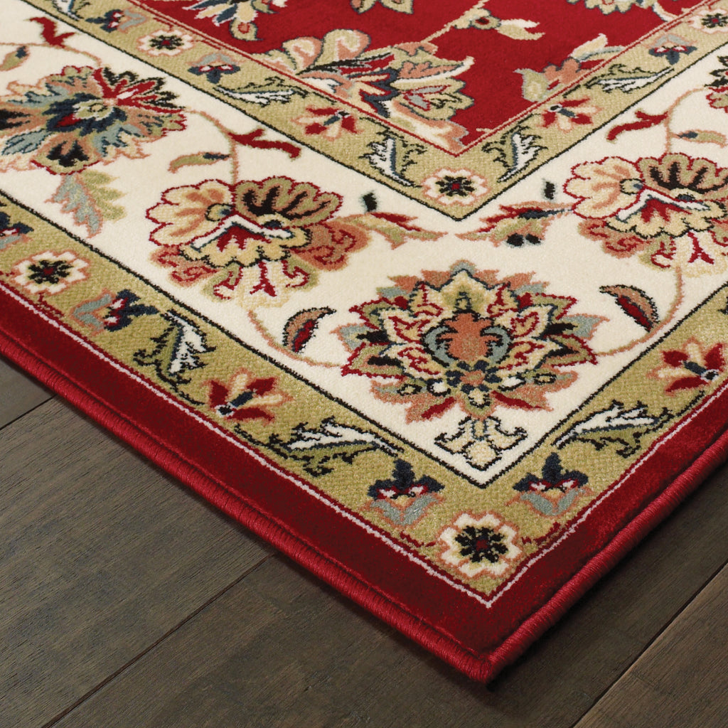 Oriental Weavers Kashan 4929R Multicolor Rectangle Indoor Runner - Luxurious Stain Resistant Persian Style Rug with Floral Design-