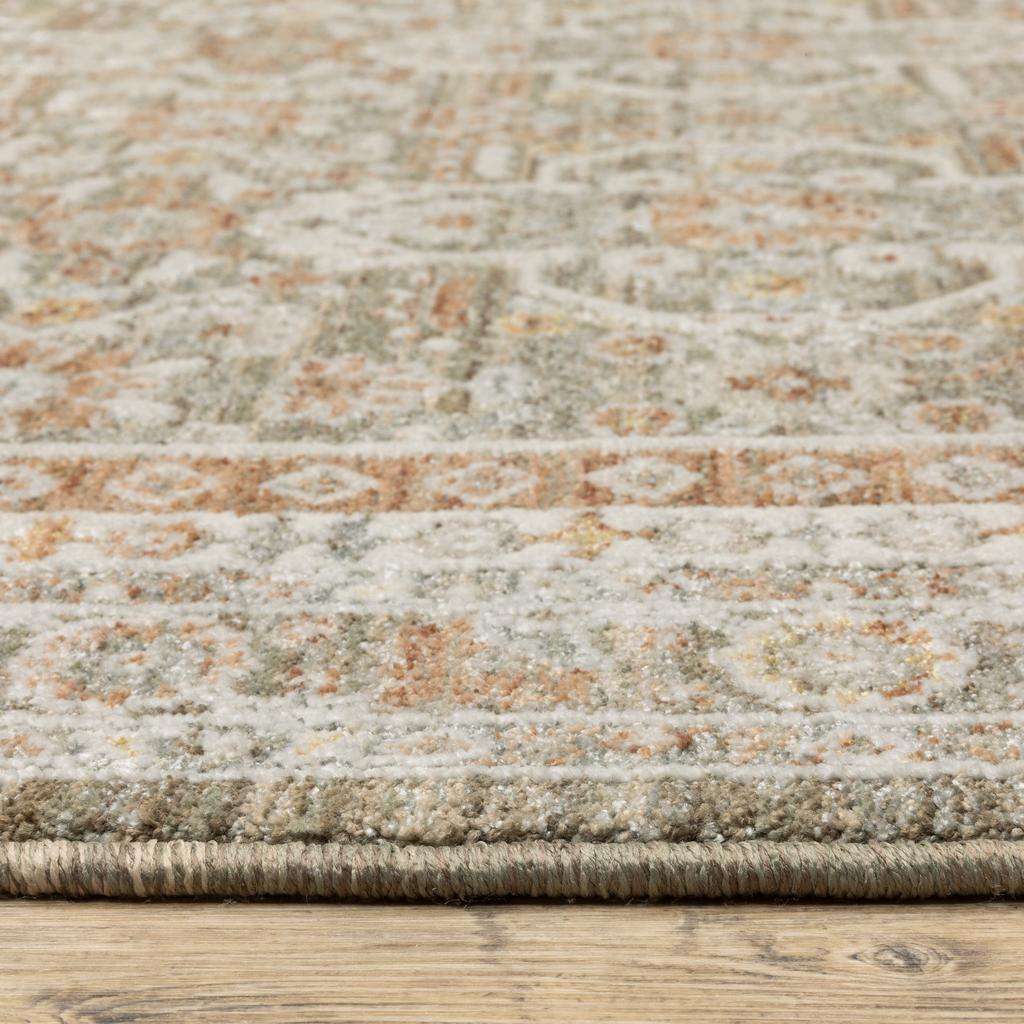 Oriental Weavers Keaton KEA01 Rust Rectangle Indoor Runner Oriental Pattern-