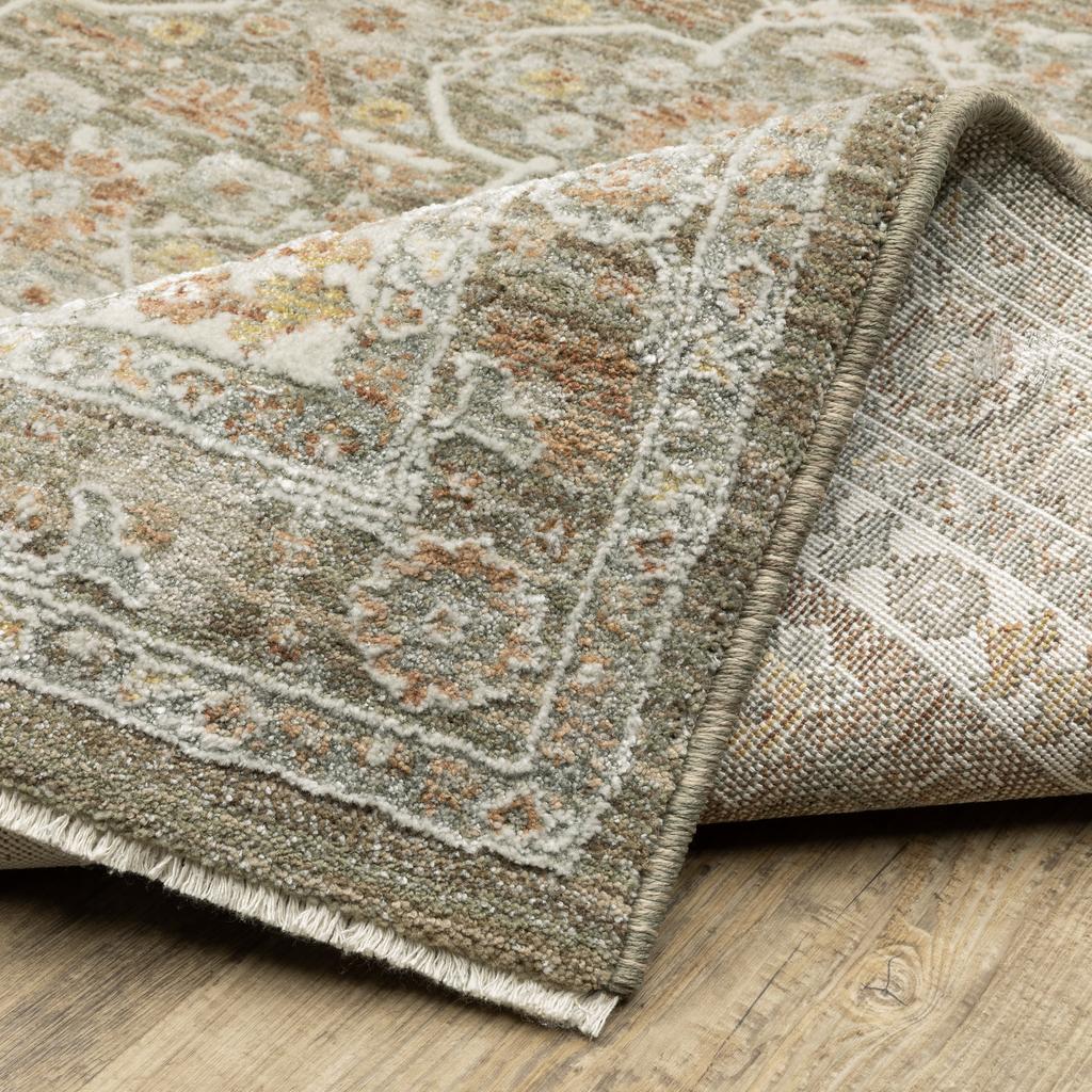 Oriental Weavers Keaton KEA01 Rust Rectangle Indoor Runner Oriental Pattern-