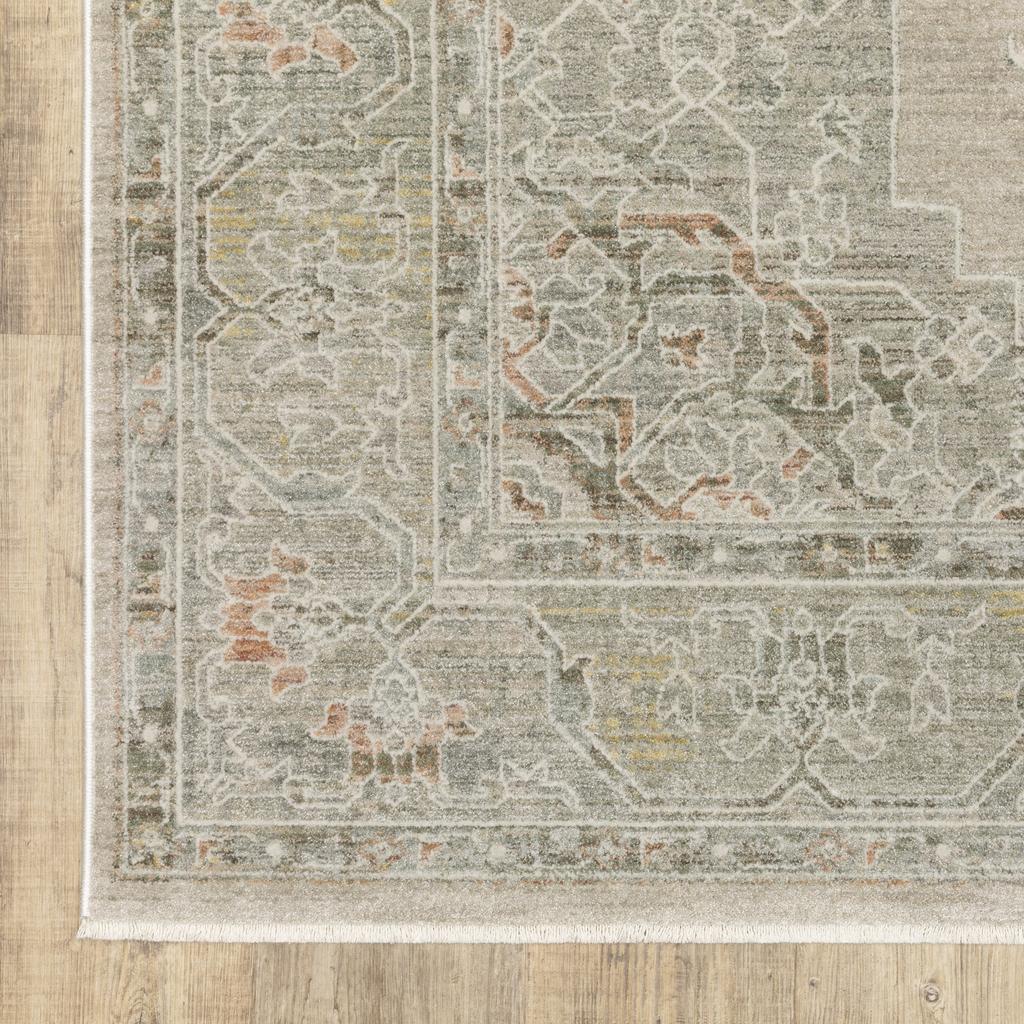 Oriental Weavers Keaton KEA02 Beige Rectangle Indoor Runner Oriental Pattern-
