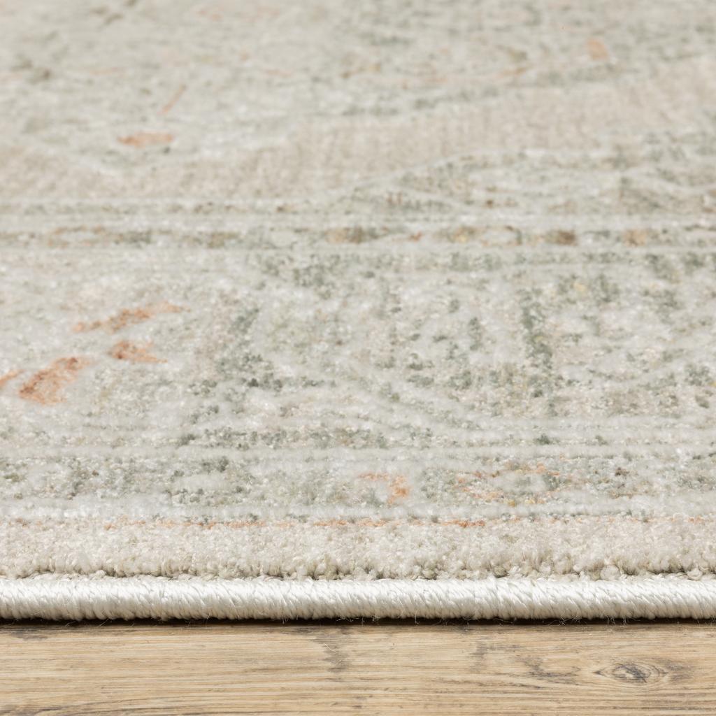 Oriental Weavers Keaton KEA02 Beige Rectangle Indoor Runner Oriental Pattern-