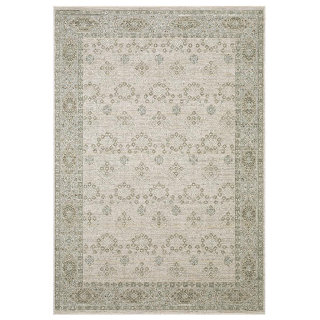 Oriental Weavers Keaton KEA04 Beige Rectangle Indoor Area Rug Oriental Pattern-
