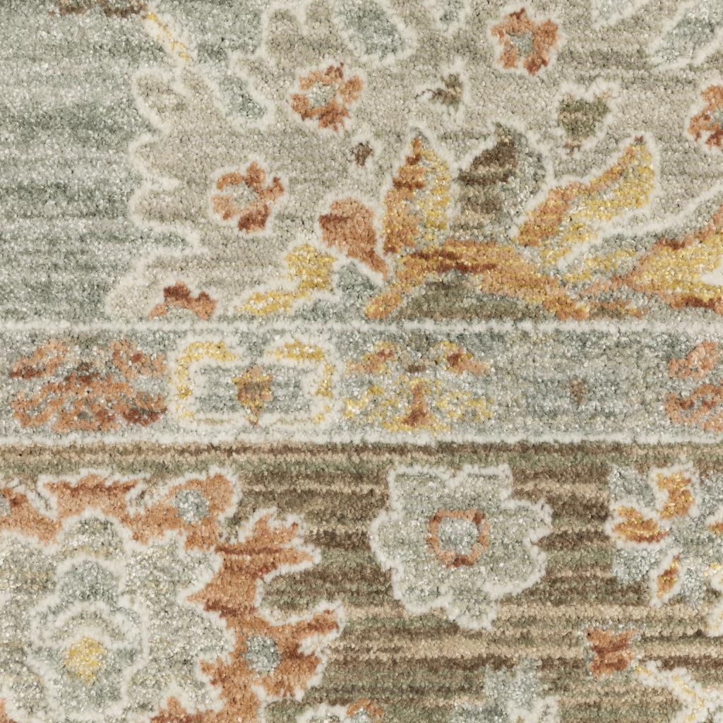 Oriental Weavers Keaton KEA05 Blue Rectangle Indoor Runner Oriental Pattern-