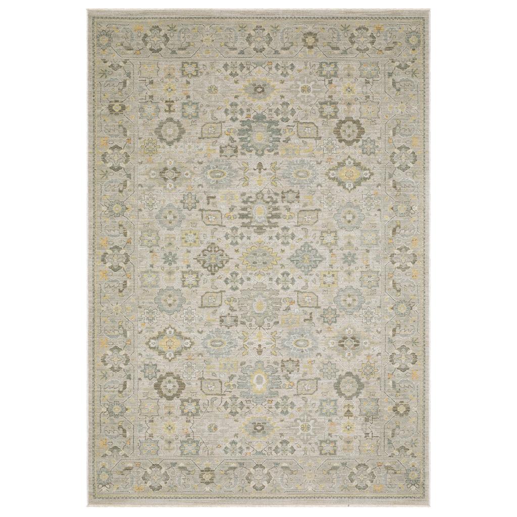 Oriental Weavers Keaton KEA06 Beige Rectangle Indoor Area Rug Oriental Pattern-