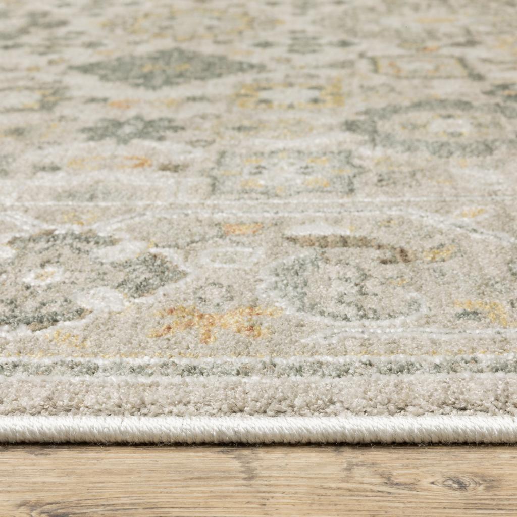 Oriental Weavers Keaton KEA06 Beige Rectangle Indoor Runner Oriental Pattern-