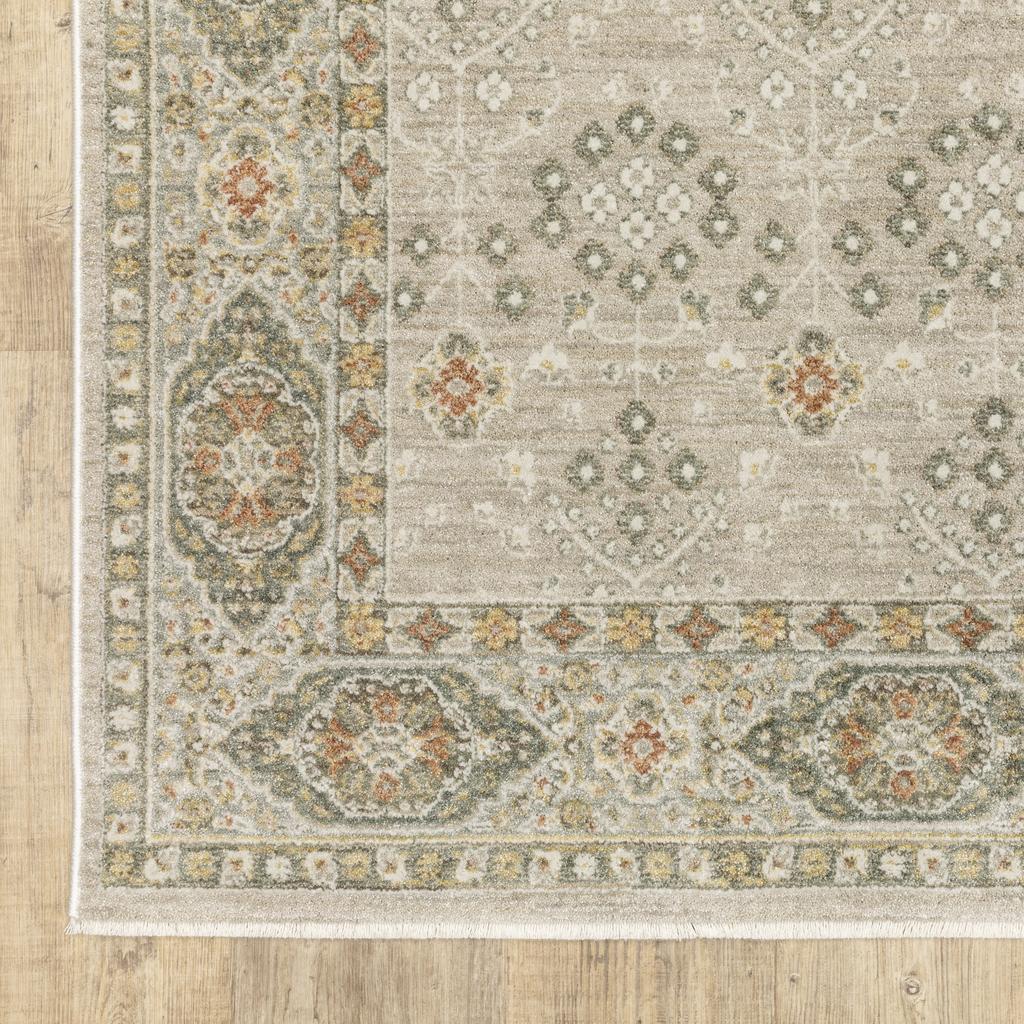 Oriental Weavers Keaton KEA09 Beige Rectangle Indoor Area Rug Oriental Pattern-