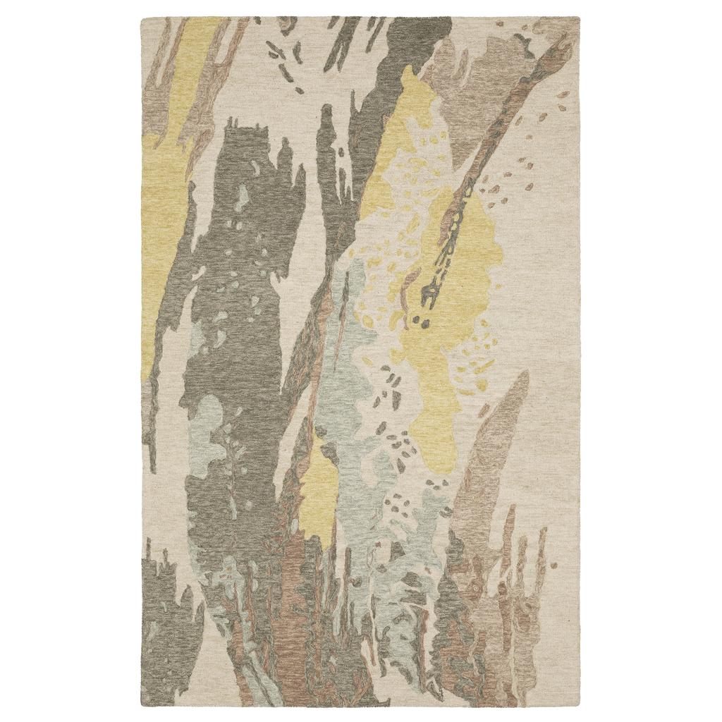 Oriental Weavers Kipton KIP02 Beige Rectangle Indoor Area Rug Abstract Pattern-