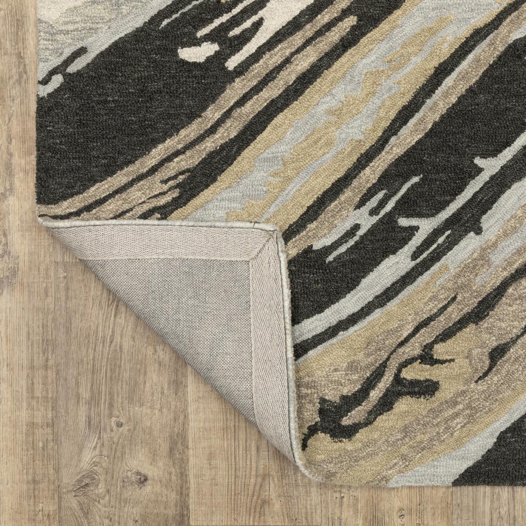 Oriental Weavers Kipton KIP05 Grey Rectangle Indoor Area Rug Abstract Pattern-