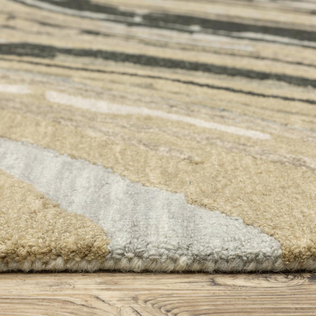 Oriental Weavers Kipton KIP05 Grey Rectangle Indoor Area Rug Abstract Pattern-