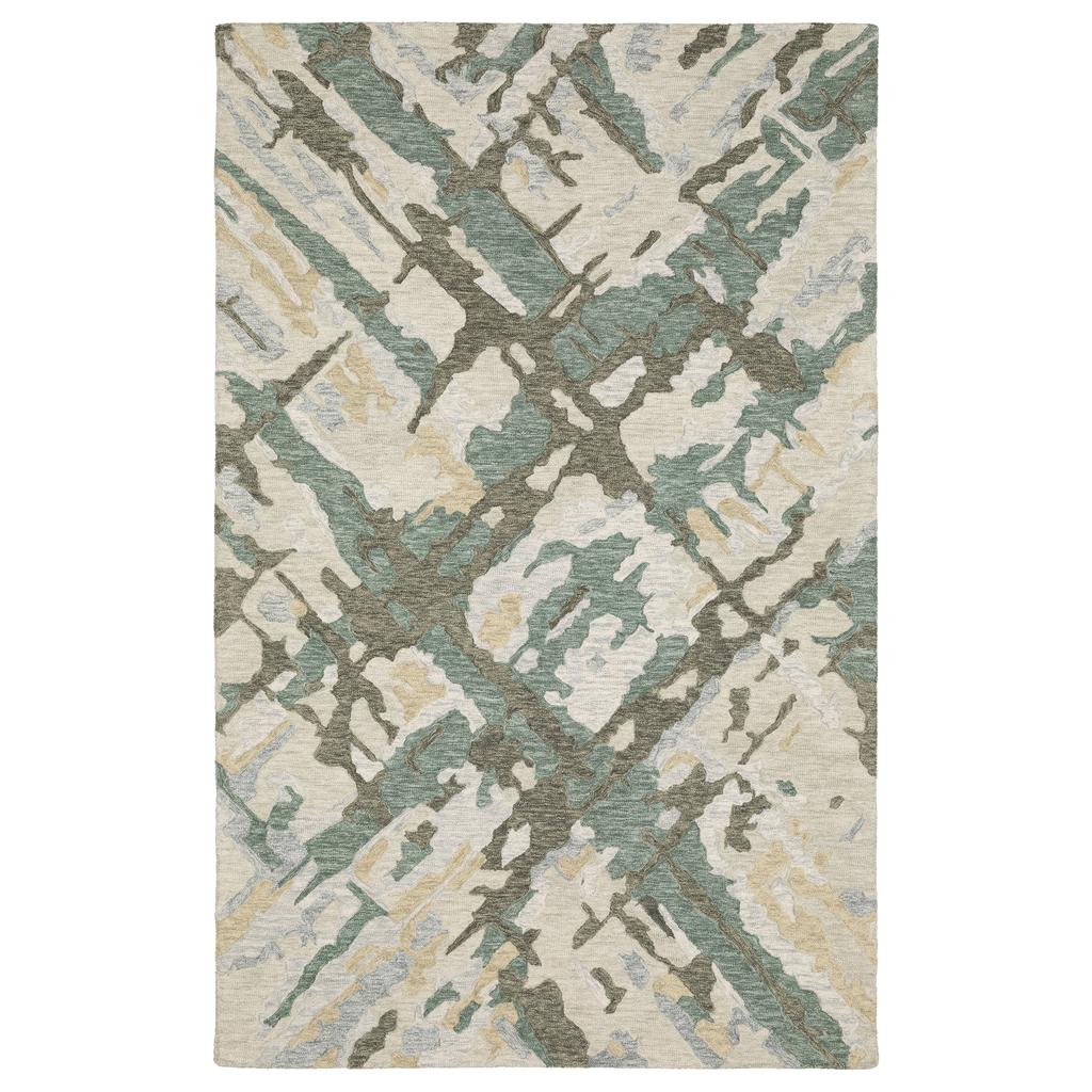 Oriental Weavers Kipton KIP08 Grey Rectangle Indoor Area Rug Abstract Pattern-