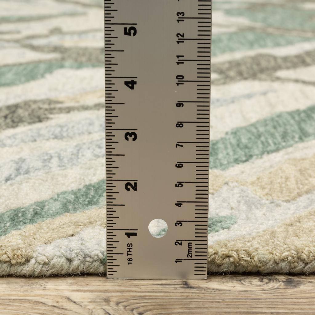 Oriental Weavers Kipton KIP08 Grey Rectangle Indoor Runner Abstract Pattern-