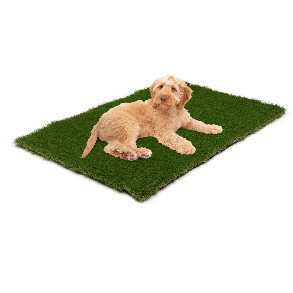 Oriental Weavers Landscape LAN01 Green Rectangle Indoor/Outdoor Area Rug Artifical Turf Pattern-