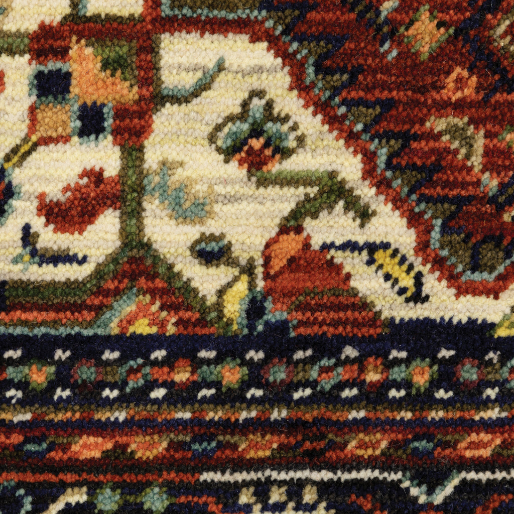 Oriental Weavers Lilihan 001C6 Multicolor Rectangle Indoor Runner - Soft & Durable Low Pile Rug with Medallion Design-