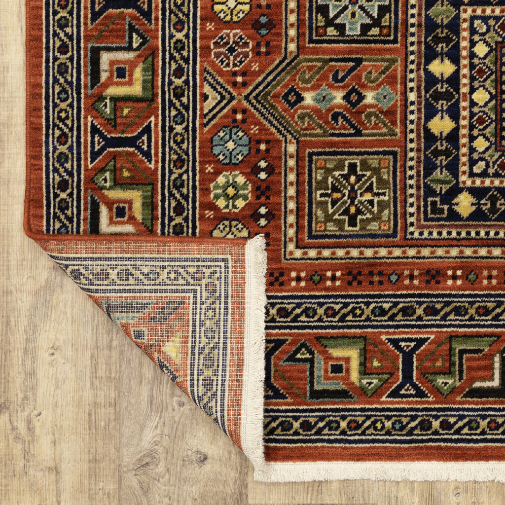 Oriental Weavers Lilihan 002C6 Multicolor Rectangle Indoor Runner - Soft & Durable Low Pile Rug with Geometric Design-