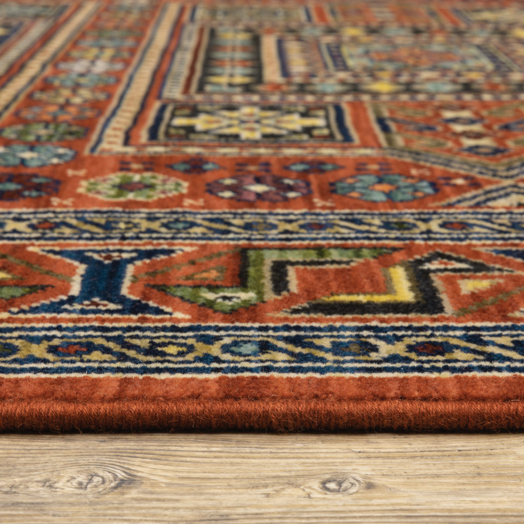 Oriental Weavers Lilihan 002C6 Multicolor Rectangle Indoor Runner - Soft & Durable Low Pile Rug with Geometric Design-