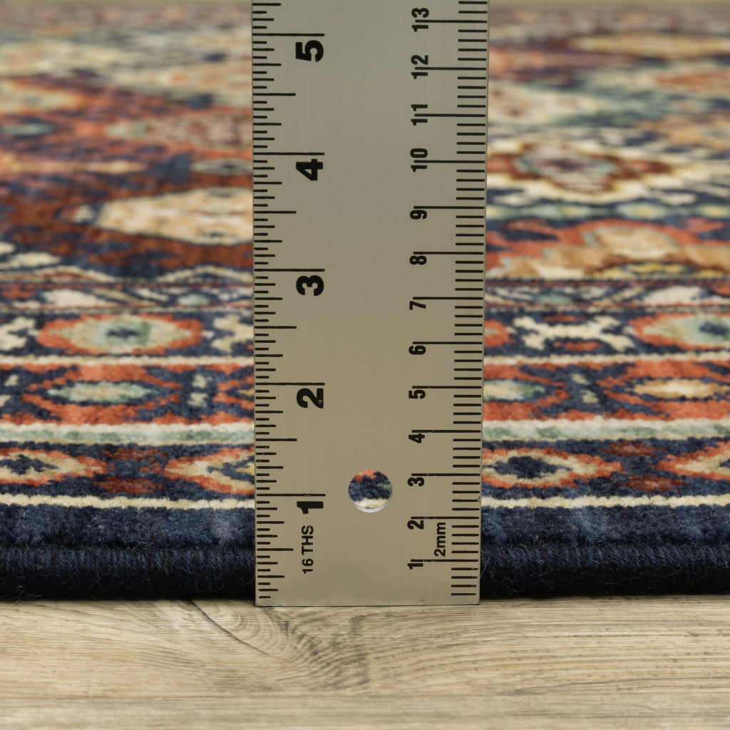Oriental Weavers Lilihan 003B6 Multicolor Rectangle Indoor Runner - Soft & Durable Low Pile Rug with Tribal Design-