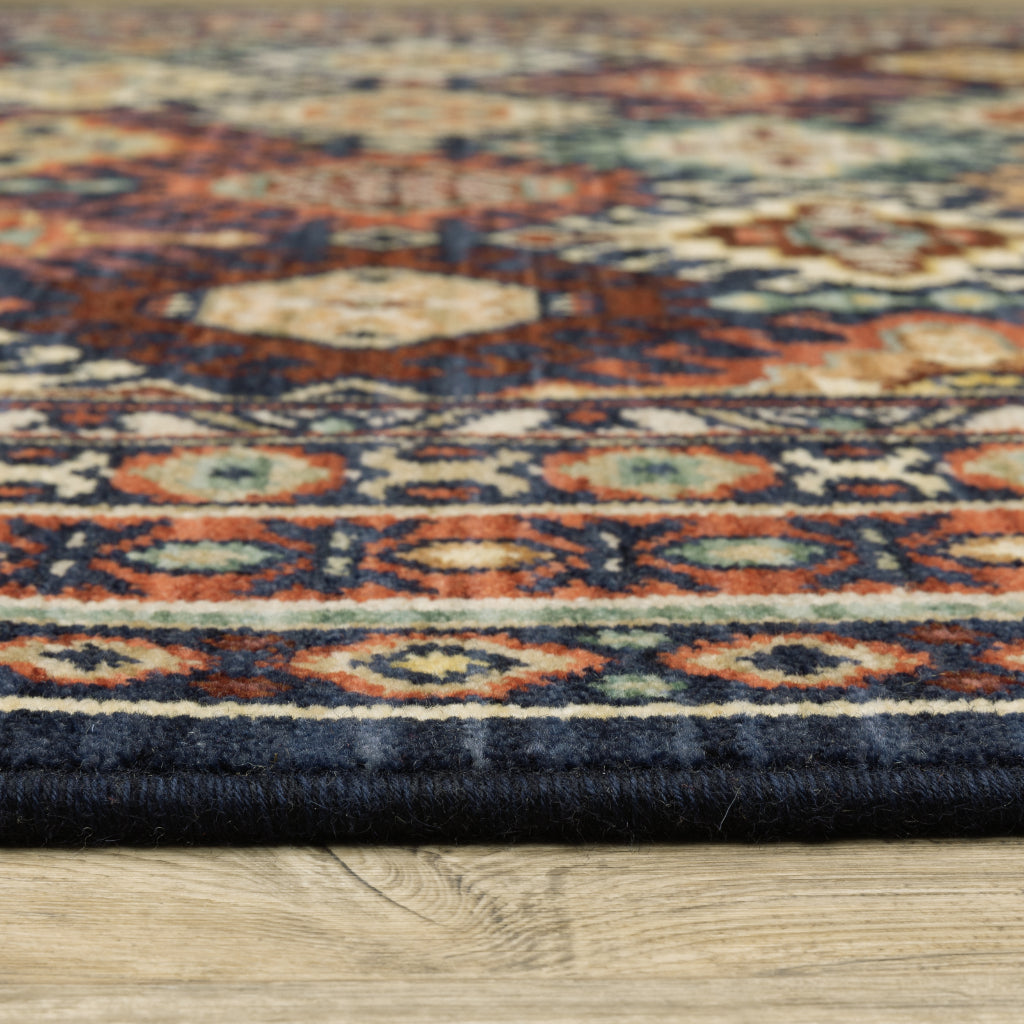 Oriental Weavers Lilihan 003B6 Multicolor Rectangle Indoor Runner - Soft & Durable Low Pile Rug with Tribal Design-
