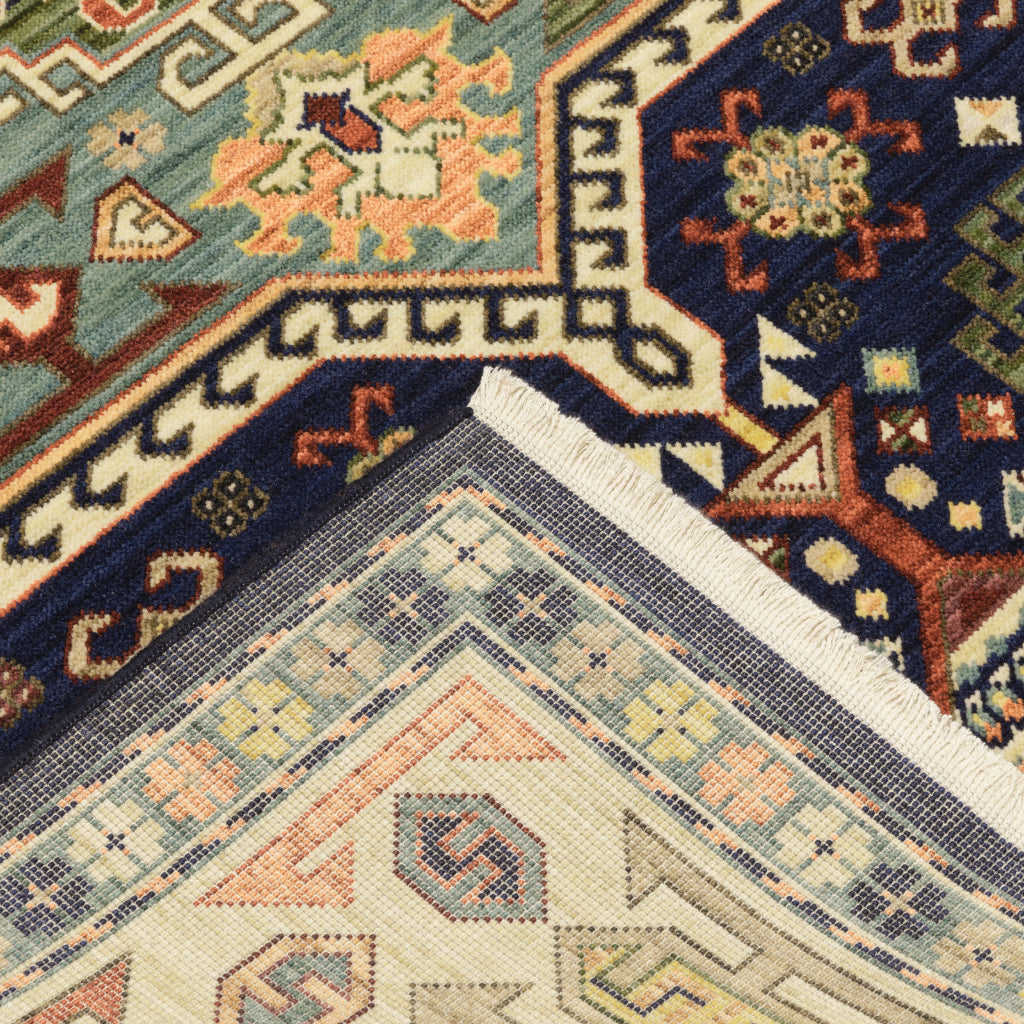 Oriental Weavers Lilihan 041H6 Multicolor Rectangle Indoor Area Rug - Soft & Durable Low Pile Rug with Medallion Design-