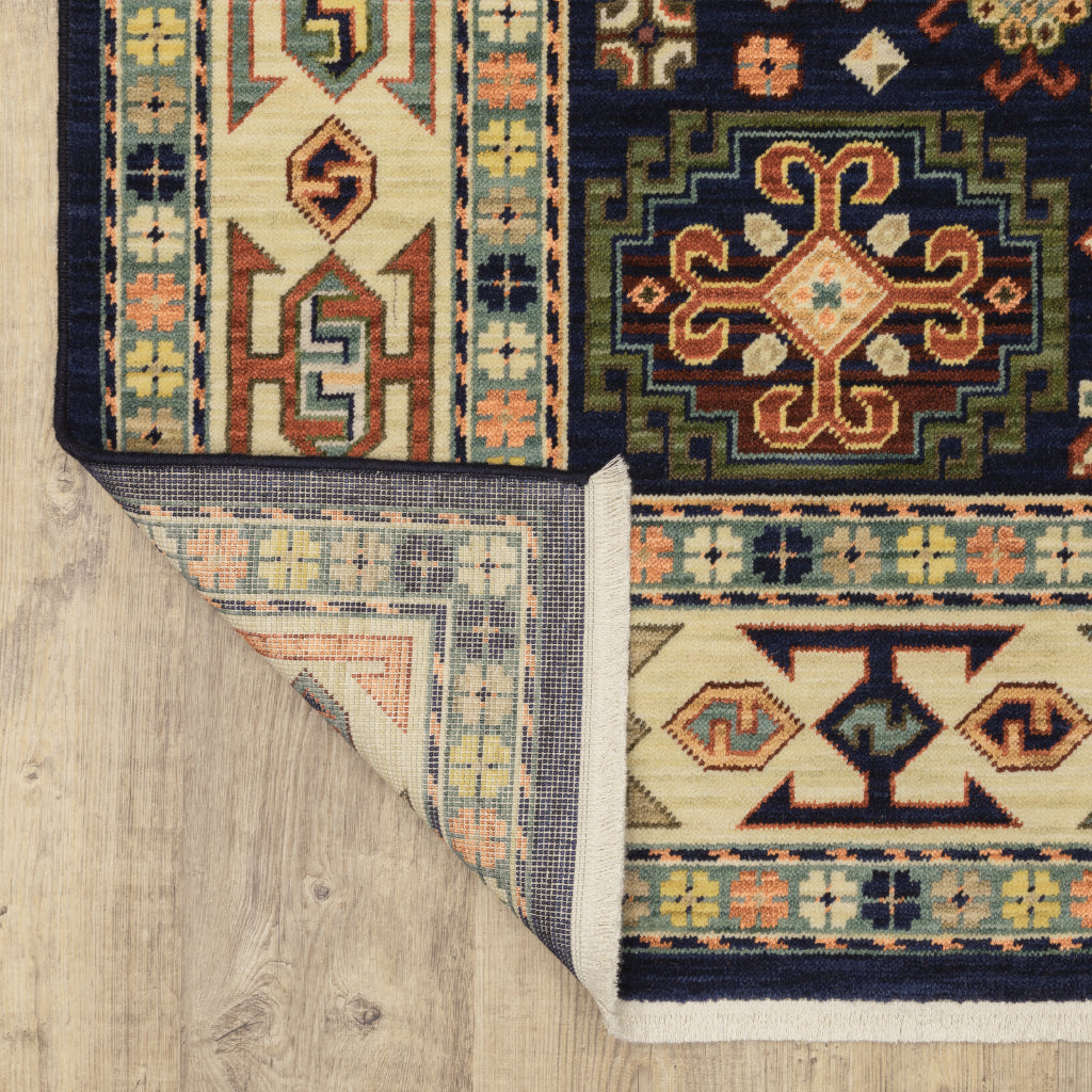 Oriental Weavers Lilihan 041H6 Multicolor Rectangle Indoor Runner - Soft & Durable Low Pile Rug with Medallion Design-
