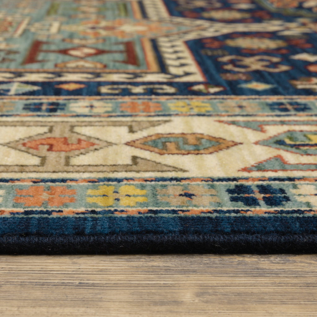 Oriental Weavers Lilihan 041H6 Multicolor Rectangle Indoor Runner - Soft & Durable Low Pile Rug with Medallion Design-