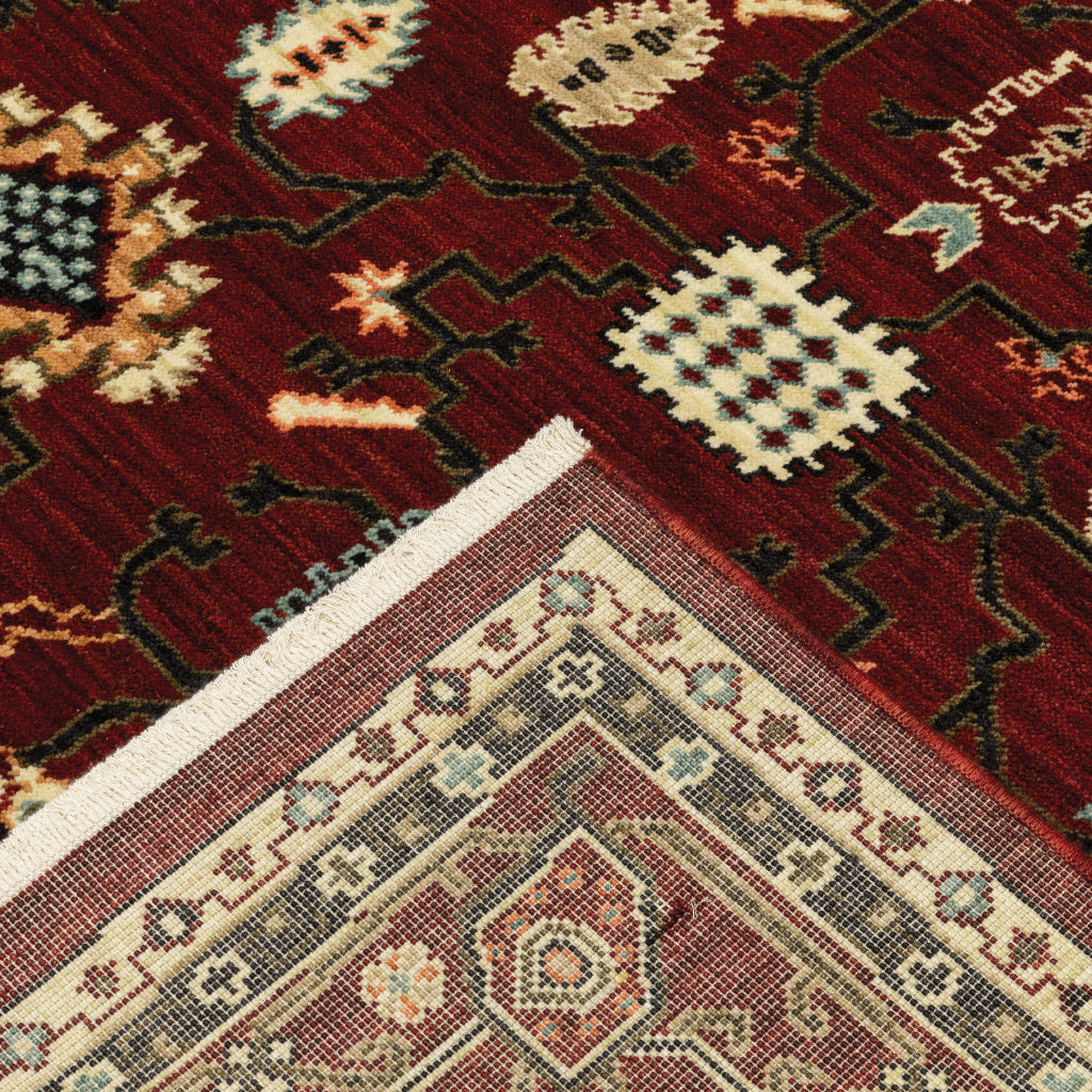 Oriental Weavers Lilihan 043S6 Multicolor Rectangle Indoor Runner - Soft & Durable Low Pile Rug with Oriental Design-
