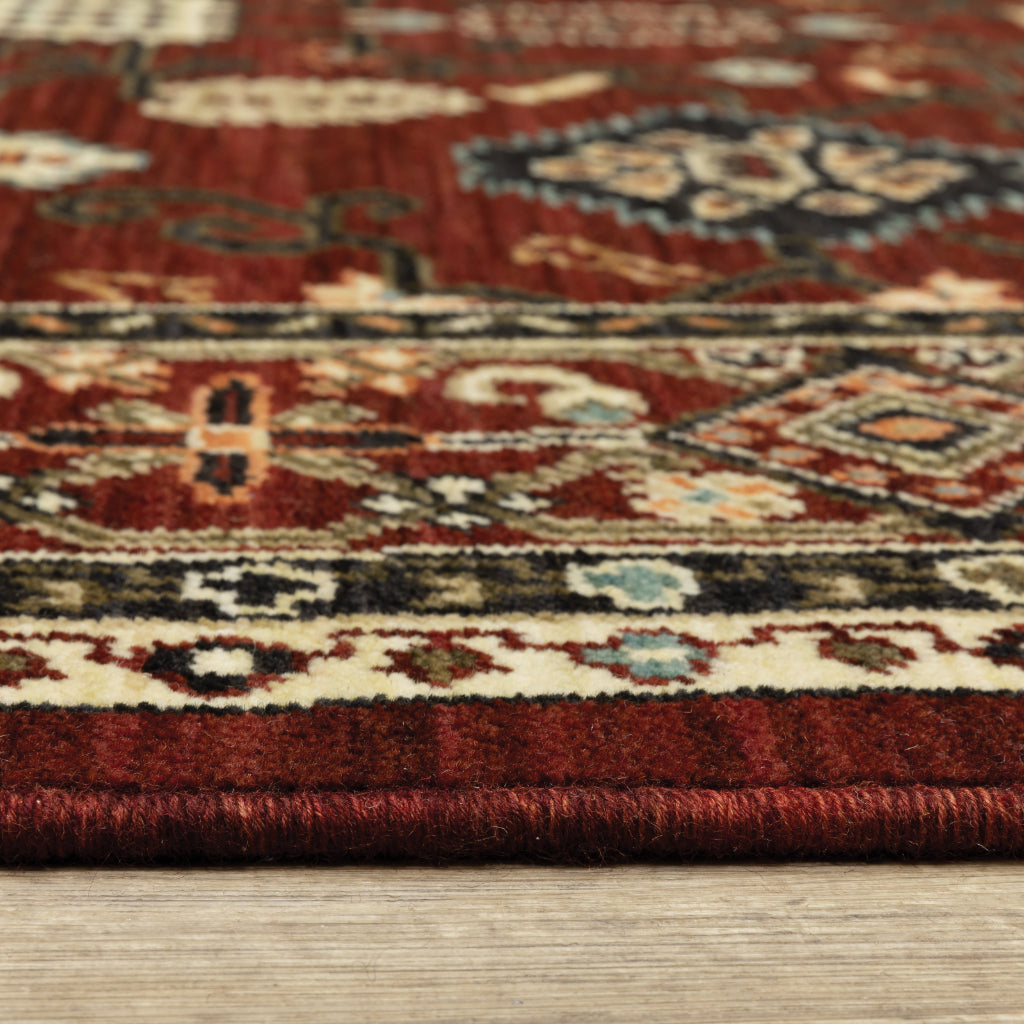 Oriental Weavers Lilihan 043S6 Multicolor Rectangle Indoor Runner - Soft & Durable Low Pile Rug with Oriental Design-