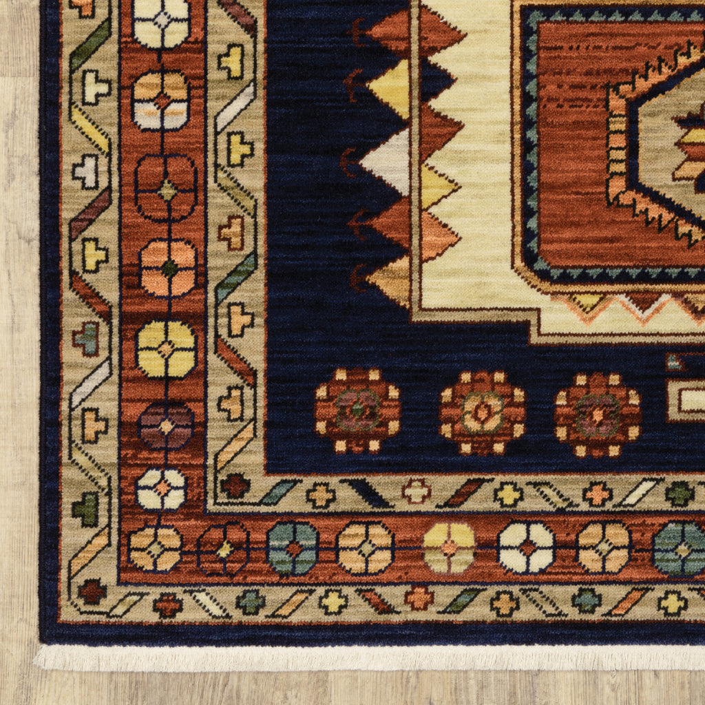 Oriental Weavers Lilihan 090B6 Multicolor Rectangle Indoor Runner - Soft & Durable Low Pile Rug with Oriental Design-