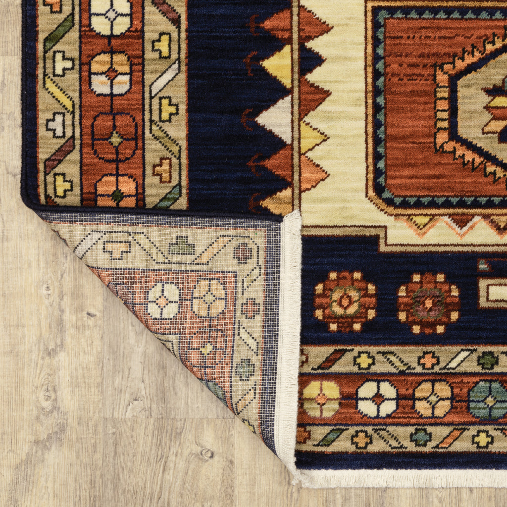 Oriental Weavers Lilihan 090B6 Multicolor Rectangle Indoor Runner - Soft & Durable Low Pile Rug with Oriental Design-