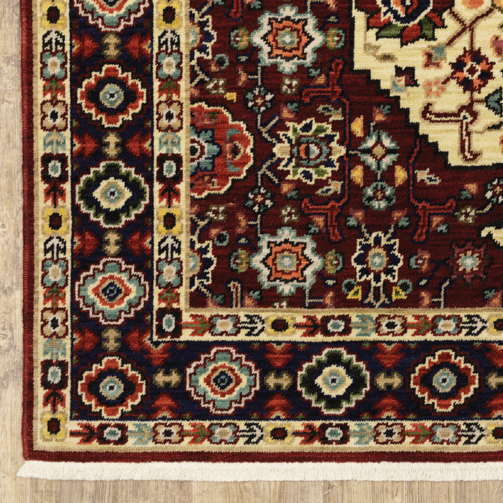 Oriental Weavers Lilihan 1802W Multicolor Rectangle Indoor Runner - Soft & Durable Low Pile Rug with Oriental Design-