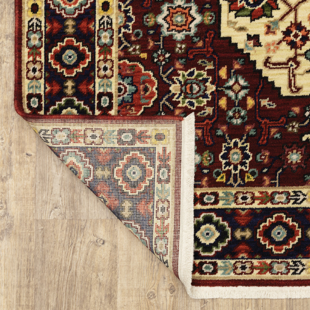 Oriental Weavers Lilihan 1802W Multicolor Rectangle Indoor Runner - Soft & Durable Low Pile Rug with Oriental Design-