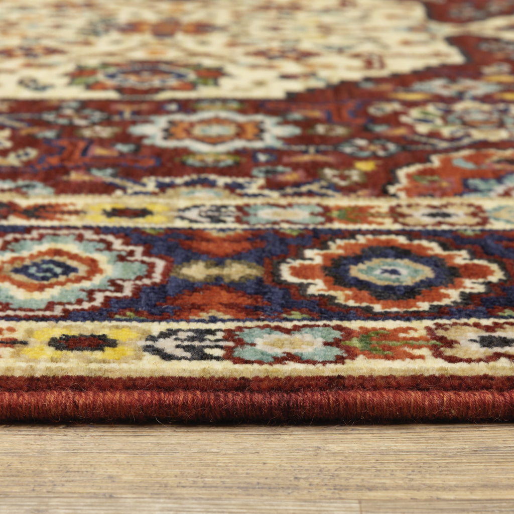 Oriental Weavers Lilihan 1802W Multicolor Rectangle Indoor Runner - Soft & Durable Low Pile Rug with Oriental Design-