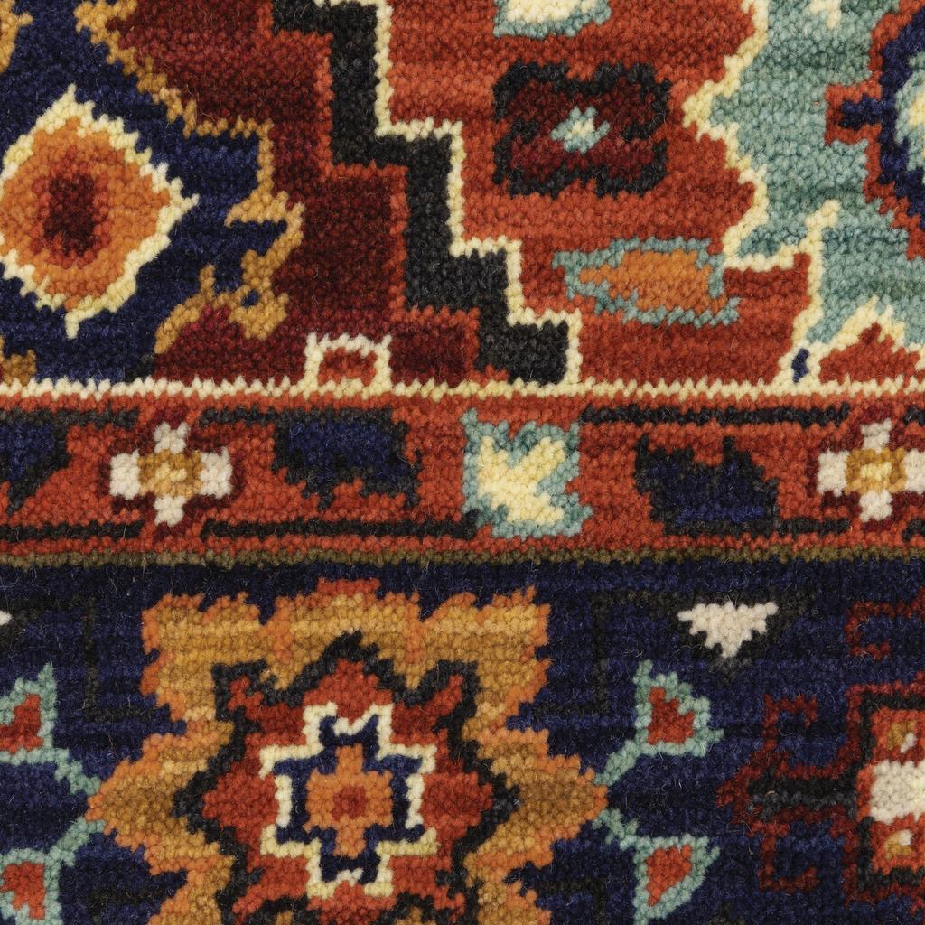 Oriental Weavers Lilihan 2061V Multicolor Rectangle Indoor Runner - Soft & Durable Low Pile Rug with Medallion Design-