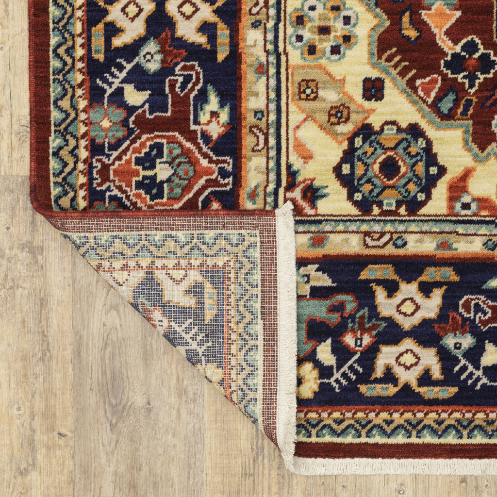 Oriental Weavers Lilihan 2062R Multicolor Rectangle Indoor Area Rug - Soft & Durable Low Pile Rug with Oriental Design-