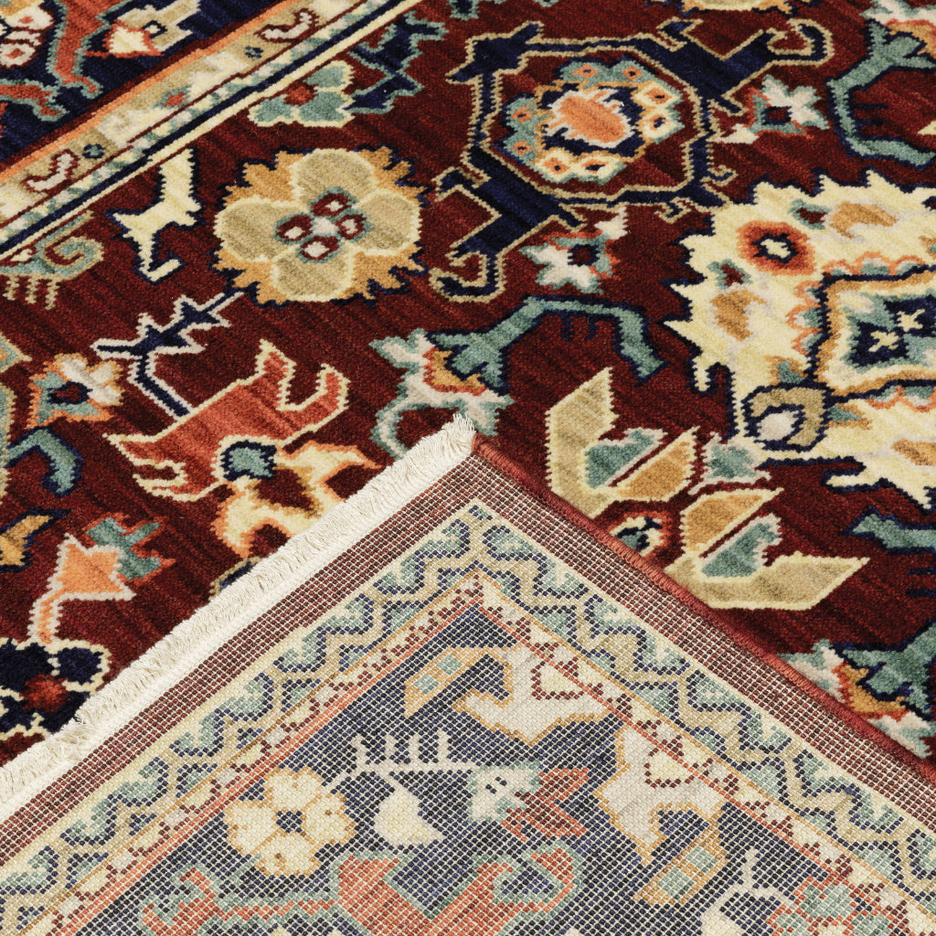 Oriental Weavers Lilihan 2062R Multicolor Rectangle Indoor Runner - Soft & Durable Low Pile Rug with Oriental Design-
