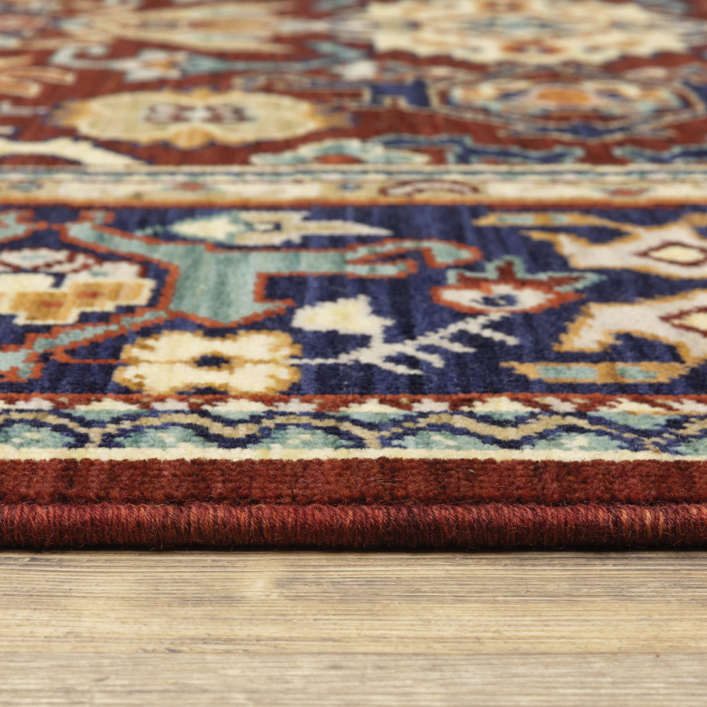 Oriental Weavers Lilihan 2062R Multicolor Rectangle Indoor Runner - Soft & Durable Low Pile Rug with Oriental Design-