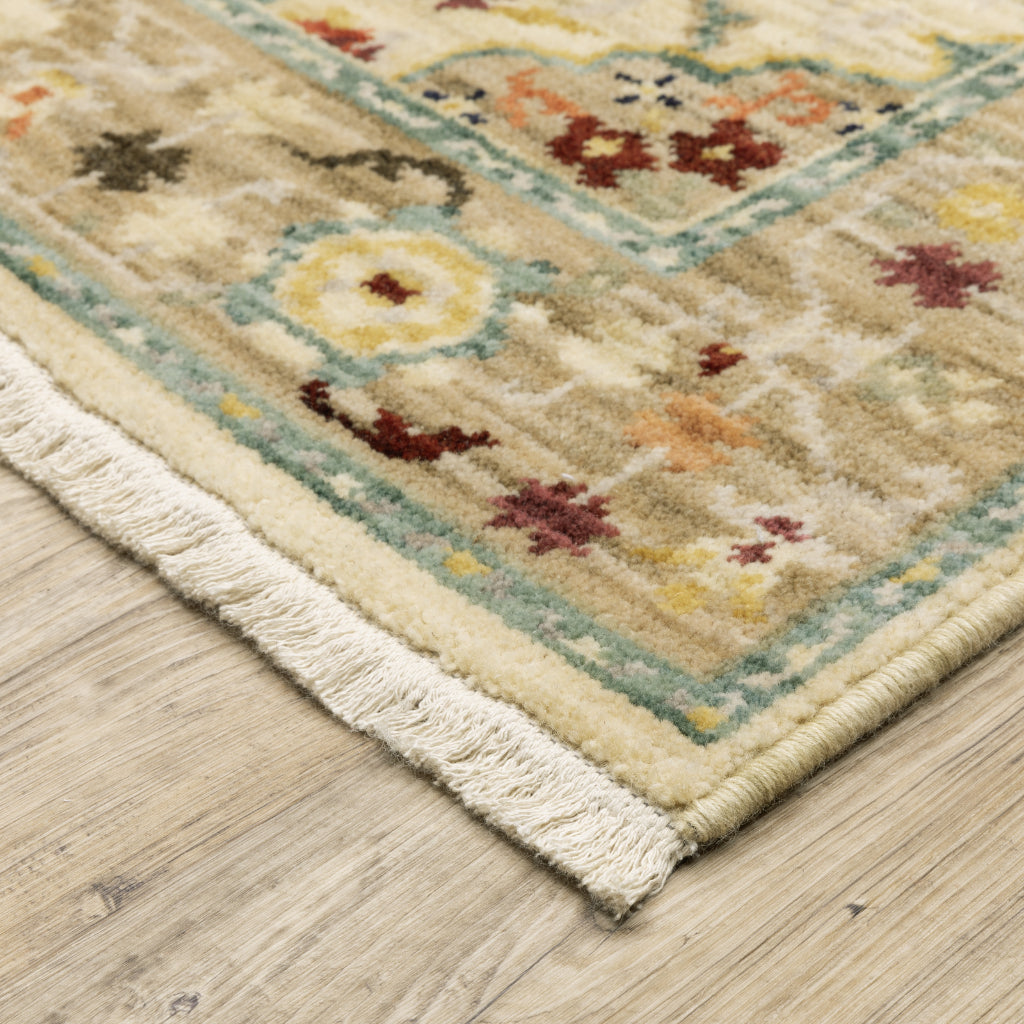 Oriental Weavers Lilihan 4601W Multicolor Rectangle Indoor Area Rug - Soft & Durable Low Pile Rug with Oriental Design-