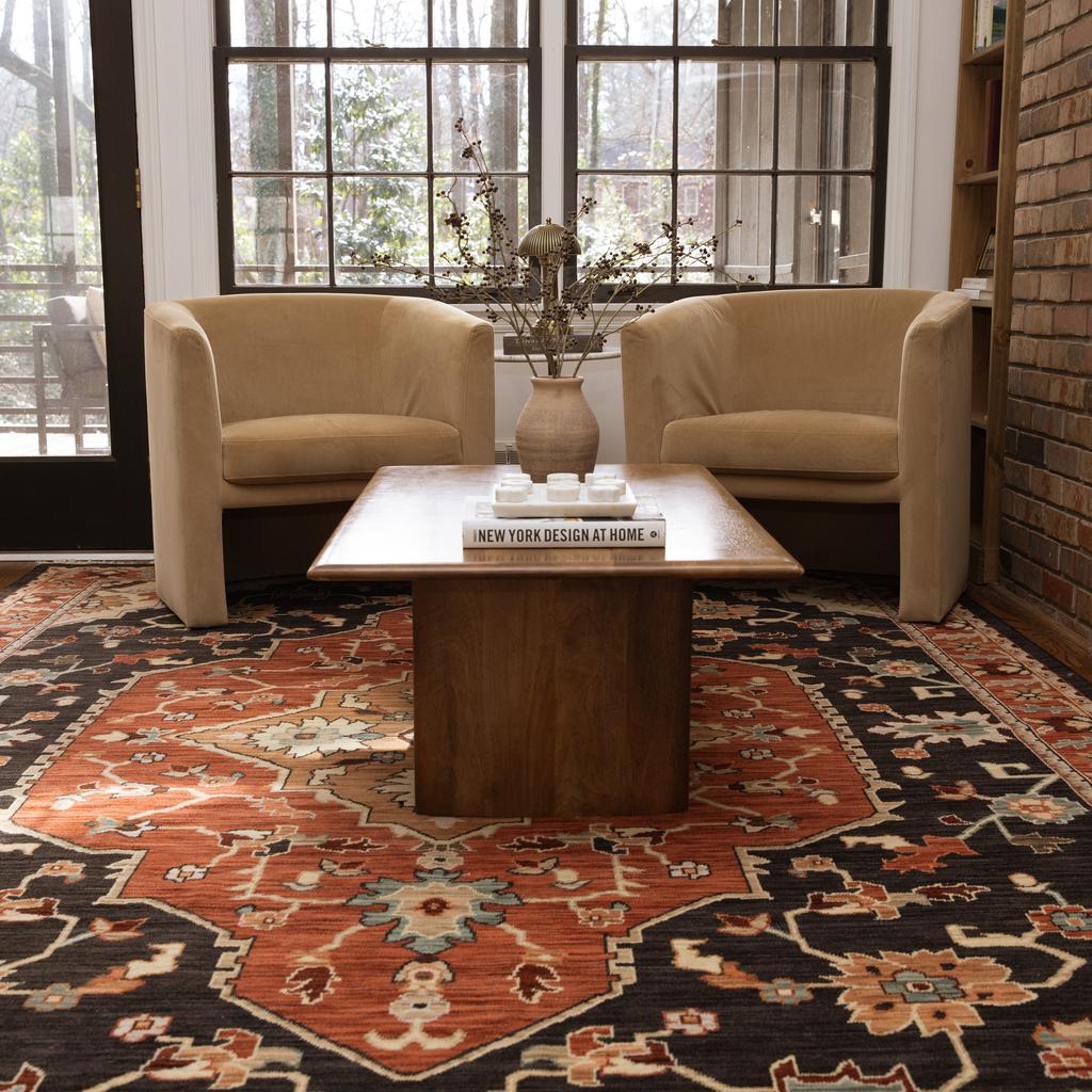 Oriental Weavers Lilihan 4929A Multicolor Rectangle Indoor Area Rug - Soft & Durable Low Pile Rug with Medallion Design-