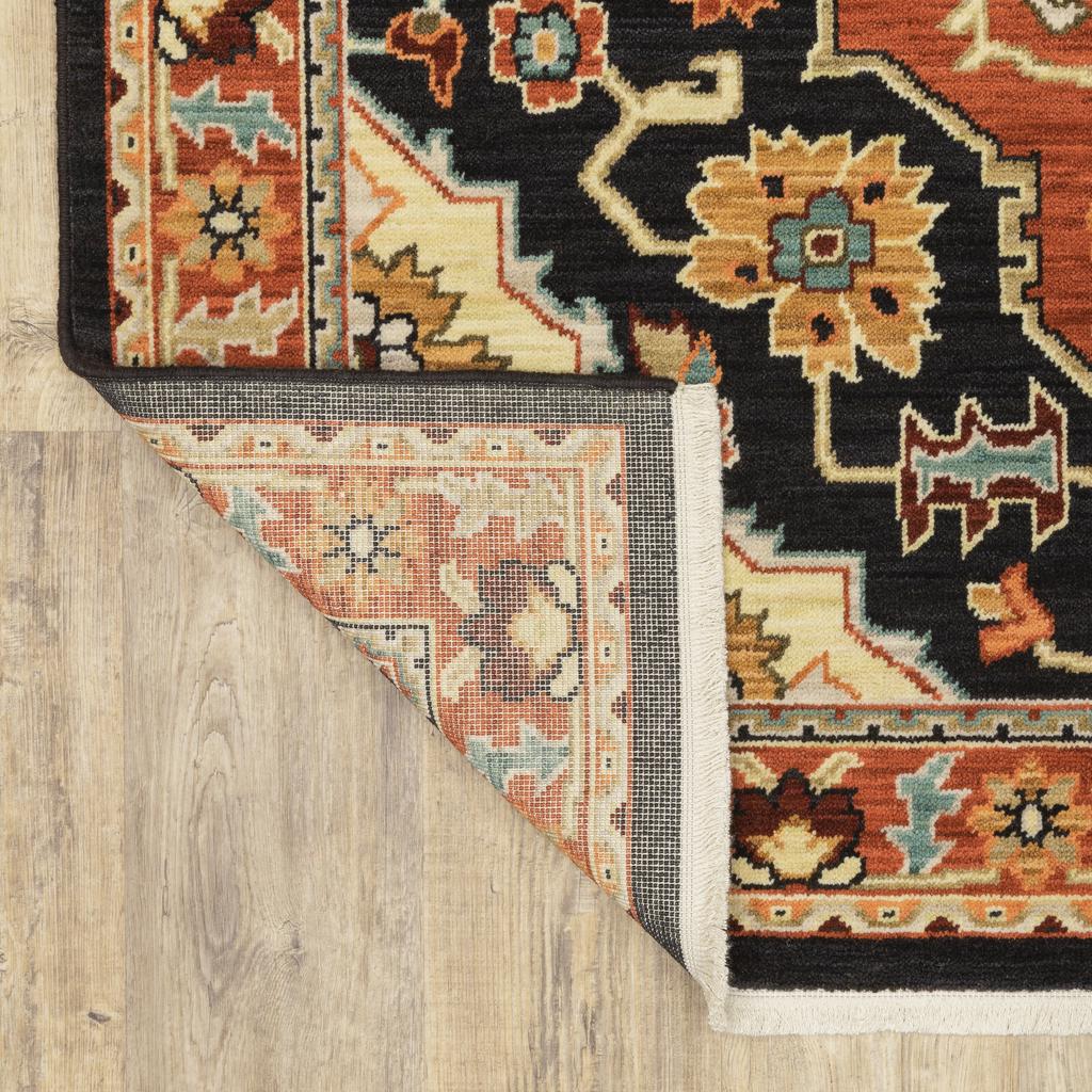 Oriental Weavers Lilihan 4929A Multicolor Rectangle Indoor Runner - Soft & Durable Low Pile Rug with Medallion Design-
