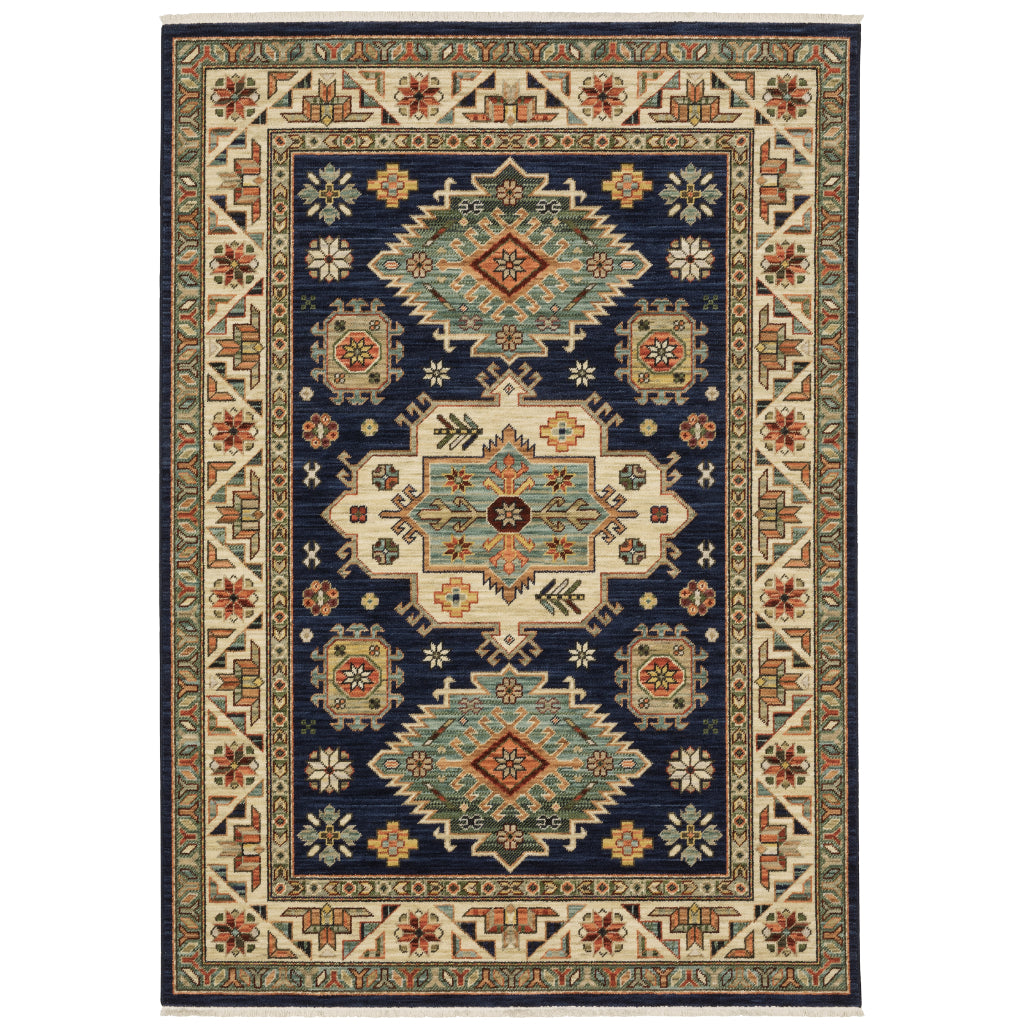 Oriental Weavers Lilihan 532B6 Multicolor Rectangle Indoor Area Rug - Soft & Durable Low Pile Rug with Tribal Design-