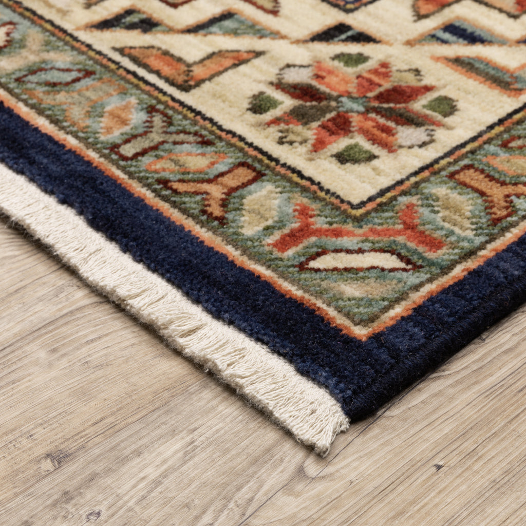 Oriental Weavers Lilihan 532B6 Multicolor Rectangle Indoor Runner - Soft & Durable Low Pile Rug with Tribal Design-