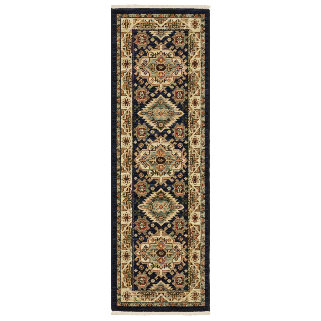 Oriental Weavers Lilihan 532B6 Multicolor Rectangle Indoor Runner - Soft & Durable Low Pile Rug with Tribal Design-